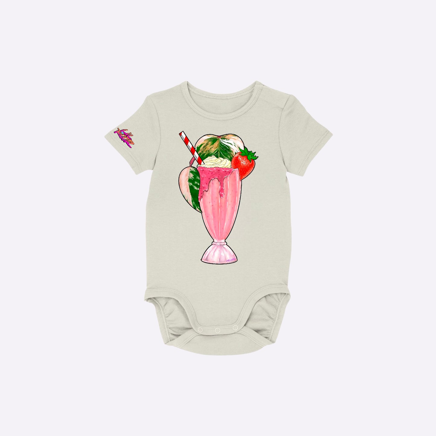 Baby Strawberry Shake Onesie