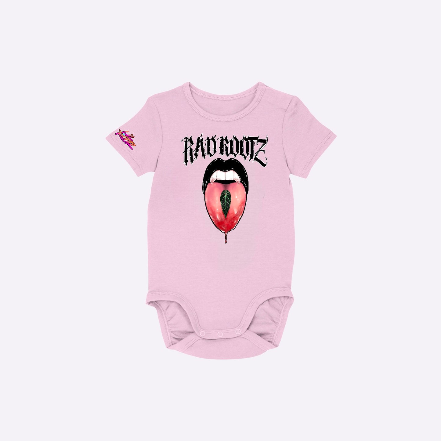Baby Old English Rad Rootz Onesie