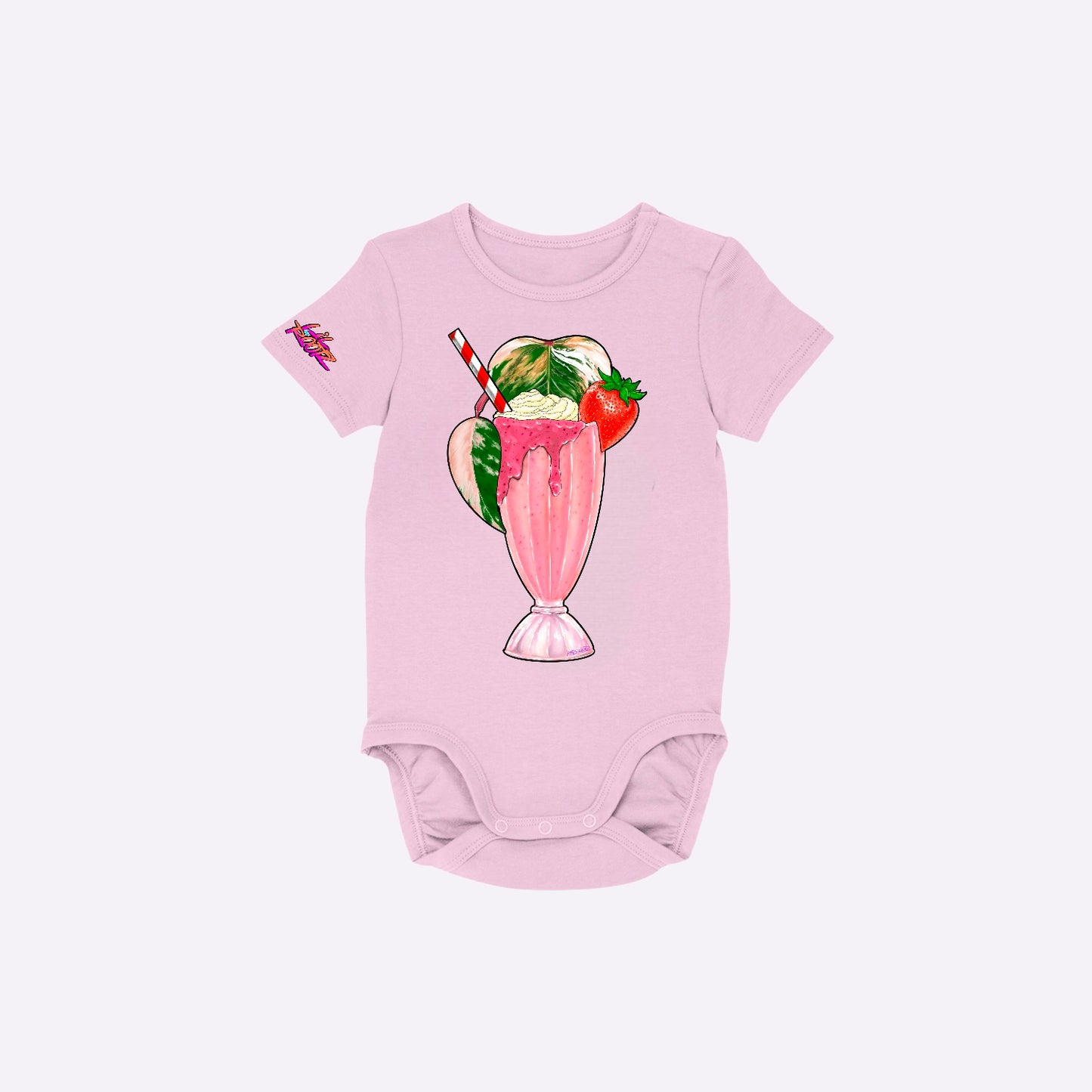 Baby Strawberry Shake Onesie