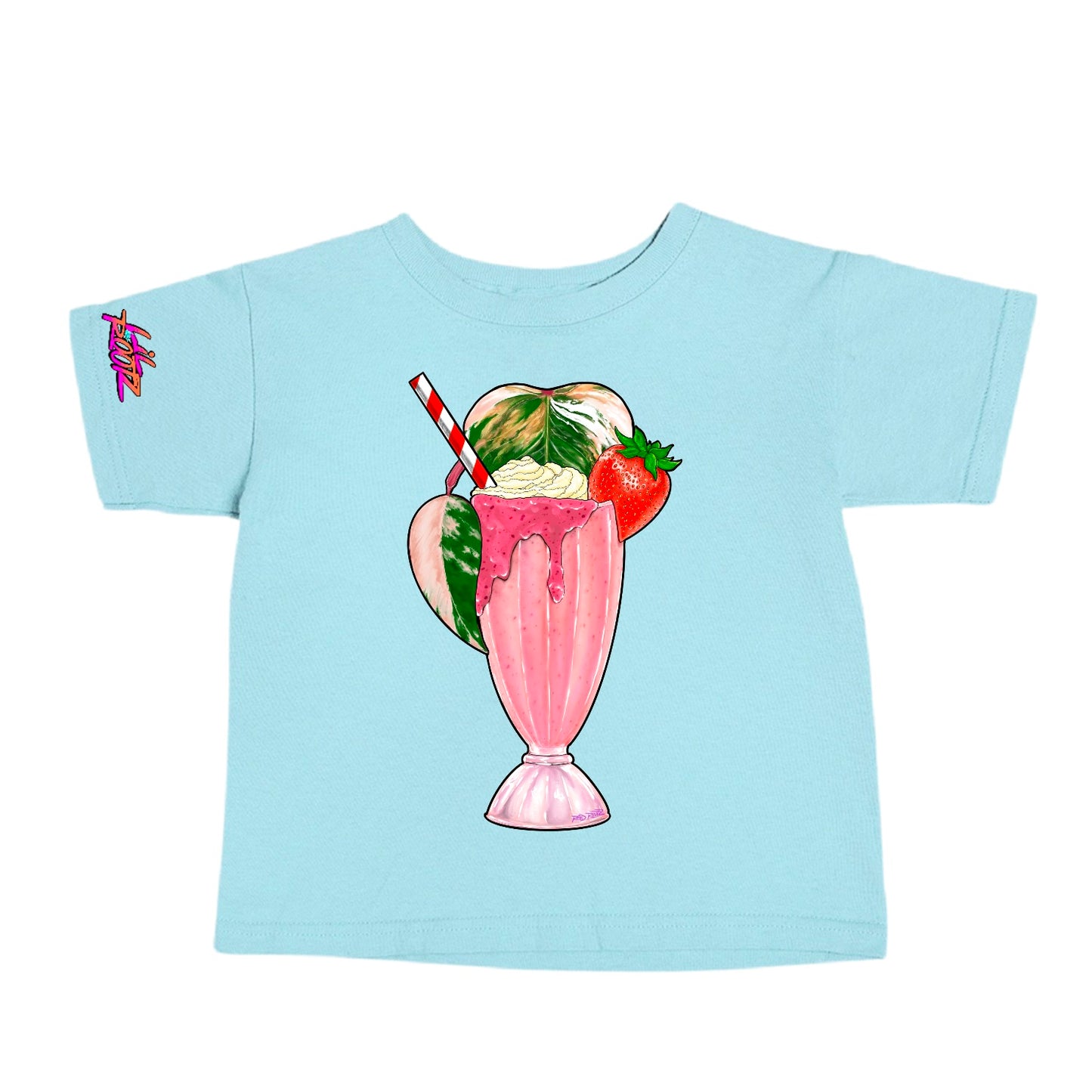 Strawberry Shake Kids T Shirt