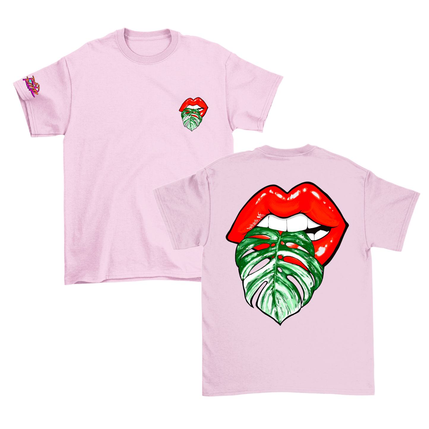 Juicy AF Monstera Albo T Shirt