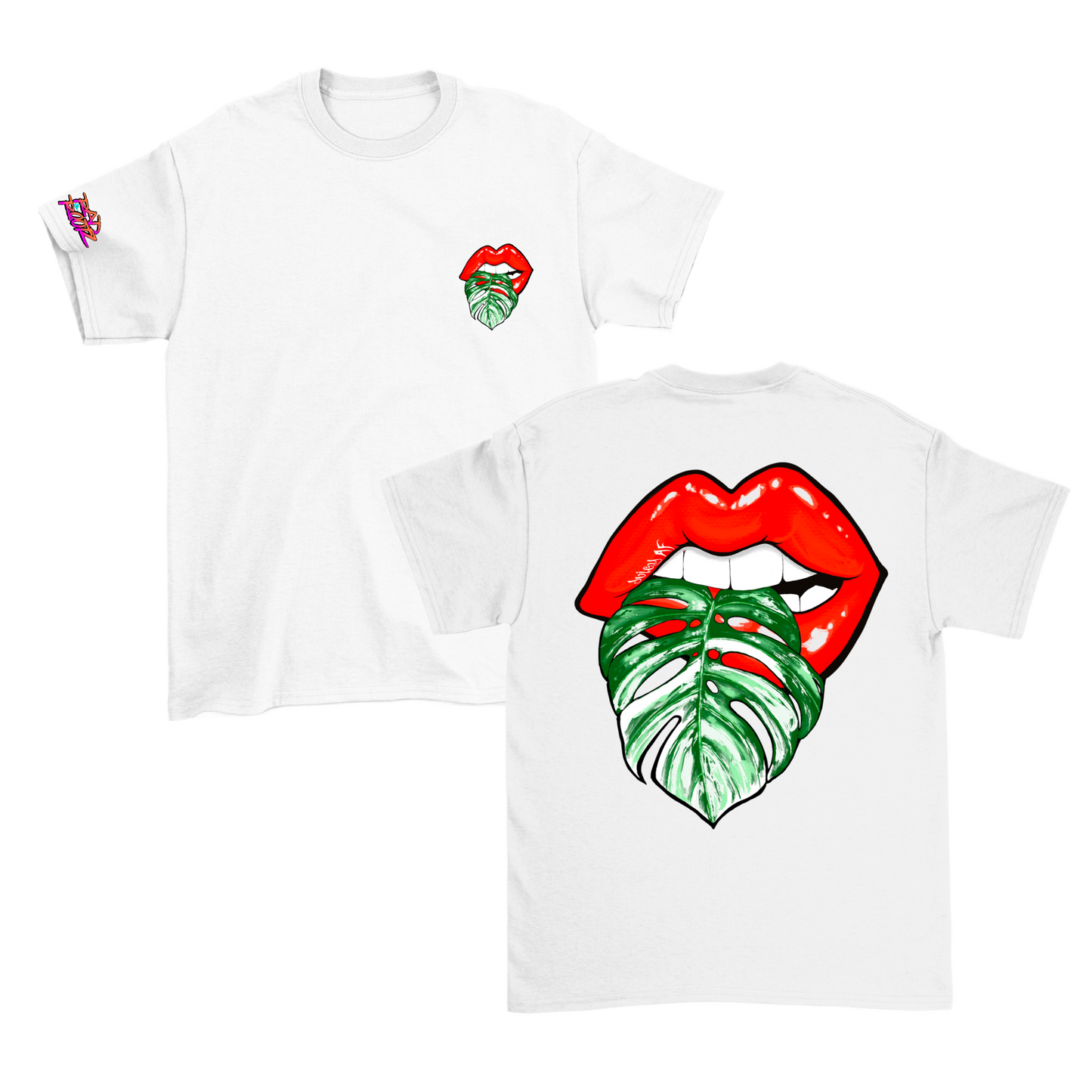 Juicy AF Monstera Albo T Shirt