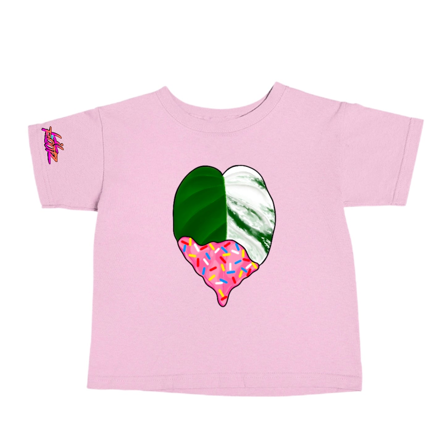 Glazed Monstera Kids T Shirt