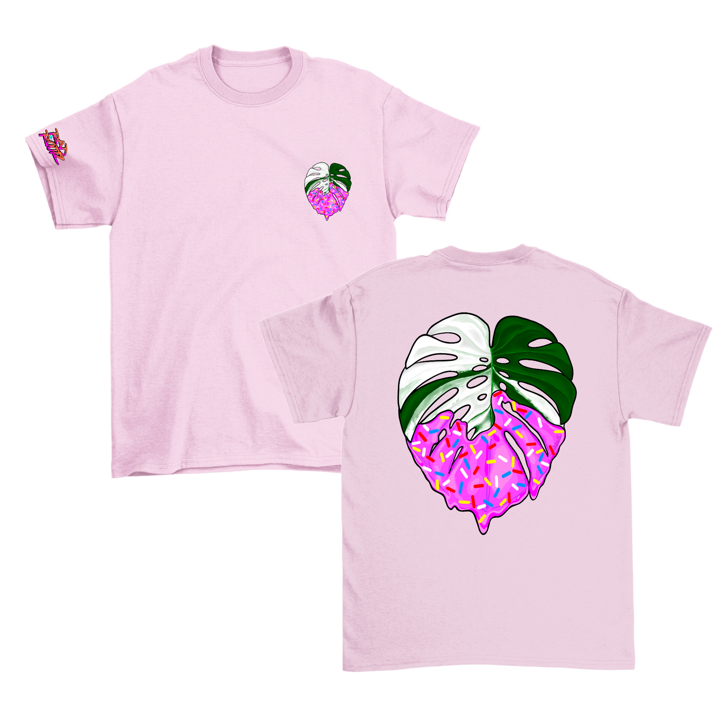 Donut Glazed Monstera t-shirt