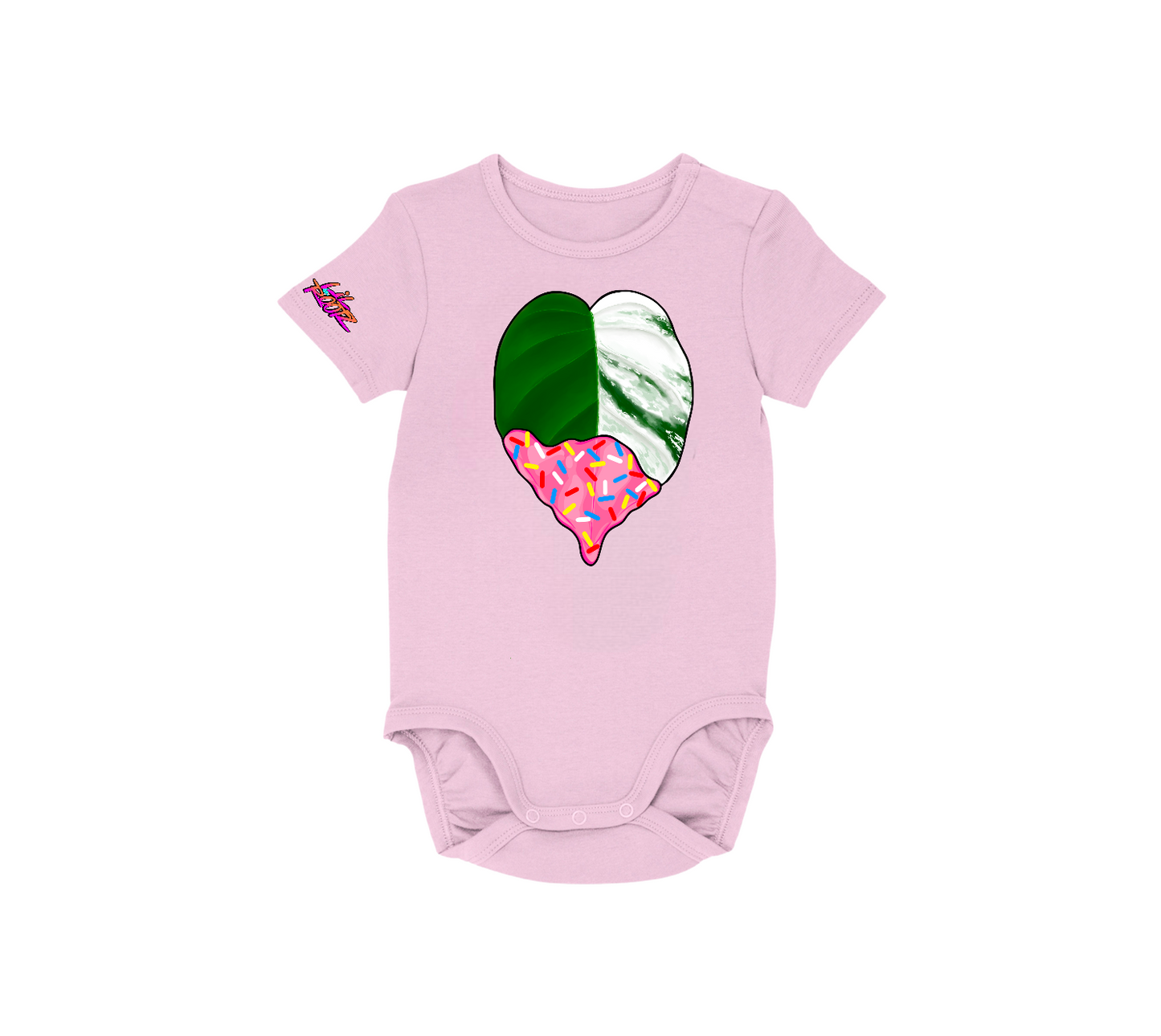 Glazed Monstera Onesie