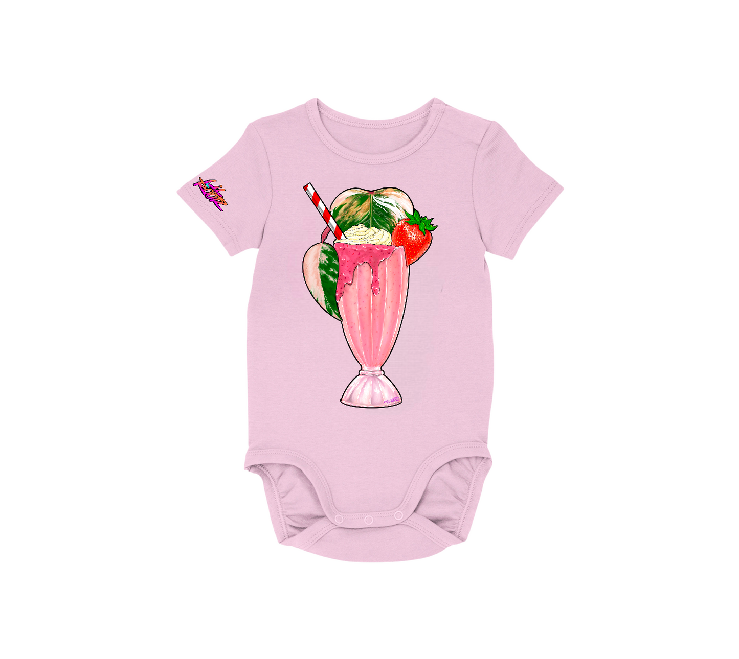 Baby Strawberry Shake Onesie