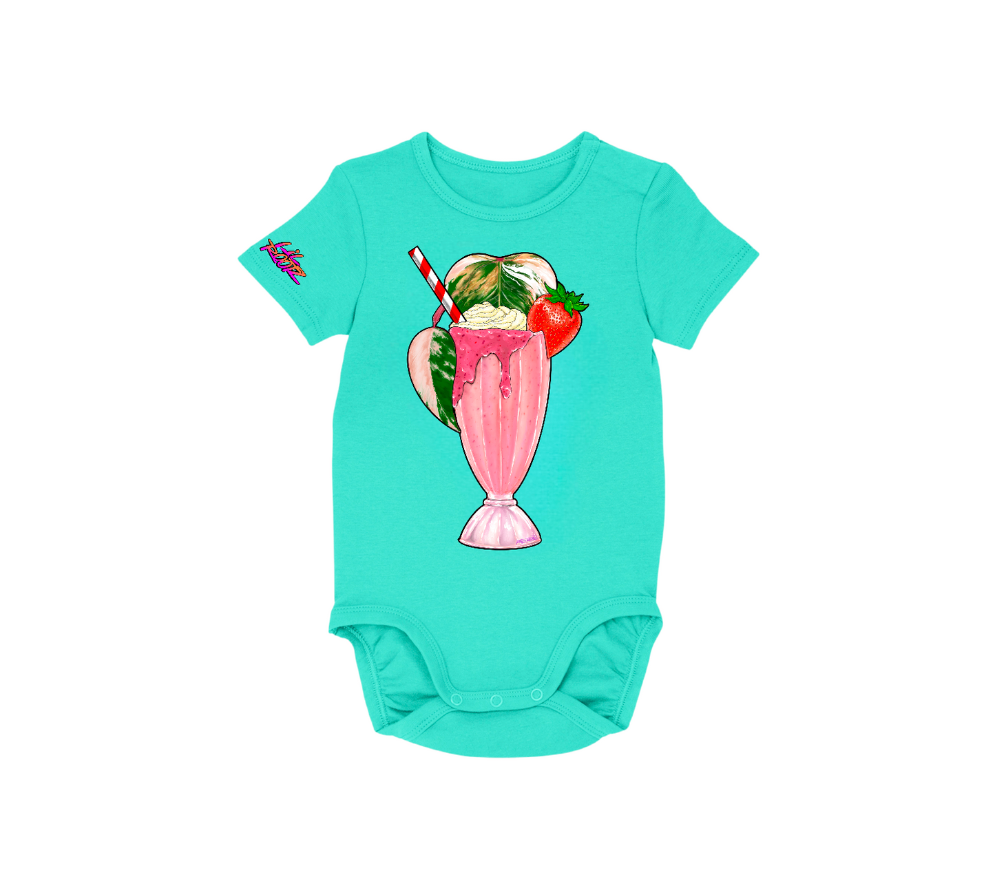 Baby Strawberry Shake Onesie
