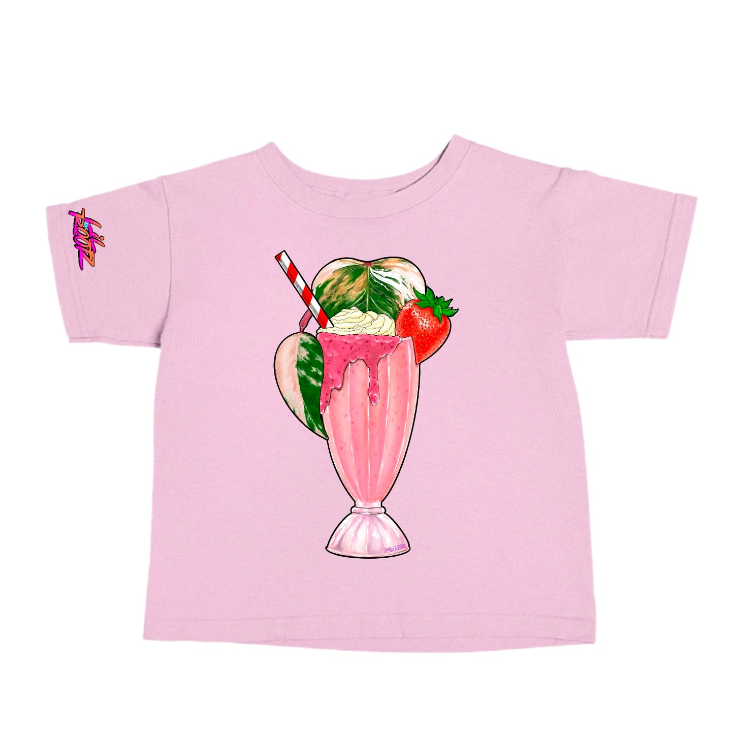 Strawberry Shake Kids T Shirt