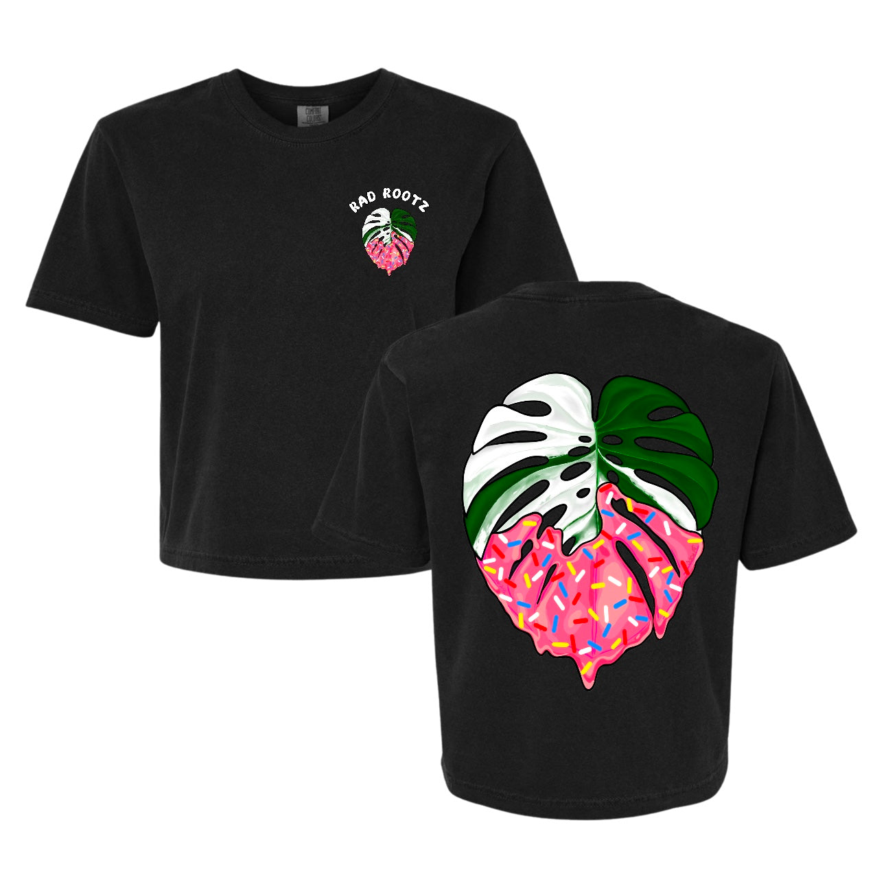 Glazed Monstera Crop Top