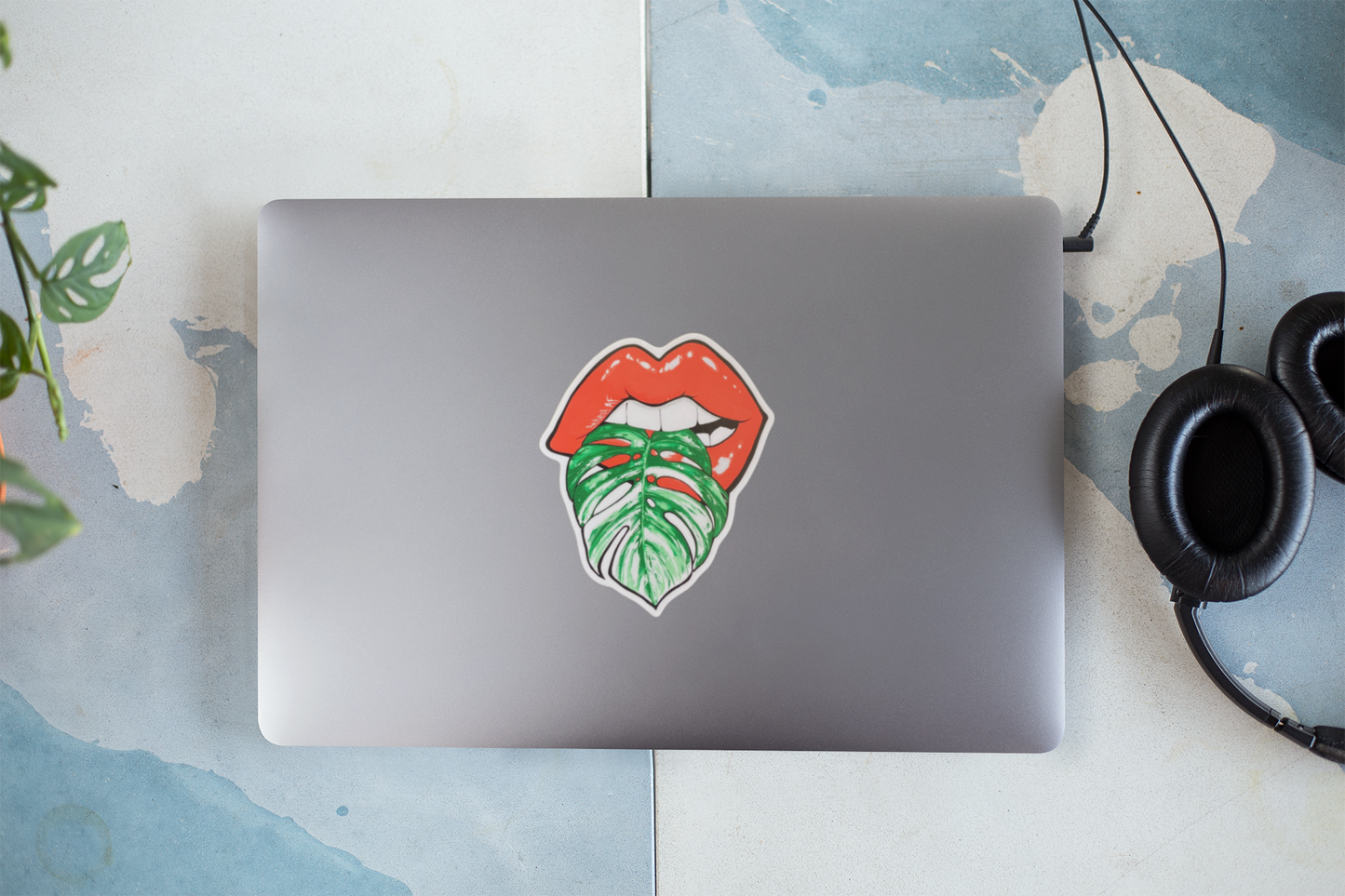 Juicy AF Monstera Albo Sticker