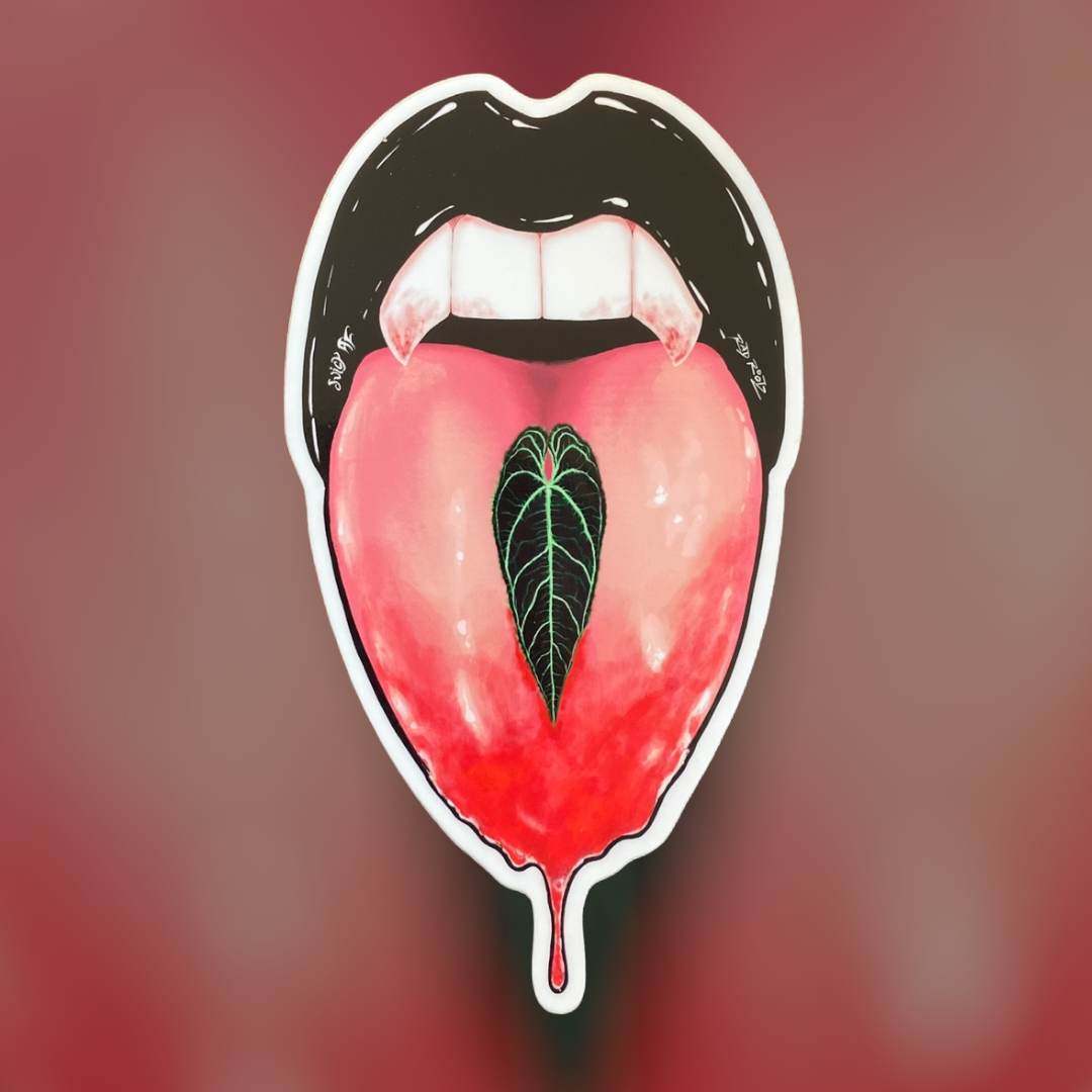 Goth Anthurium Sticker