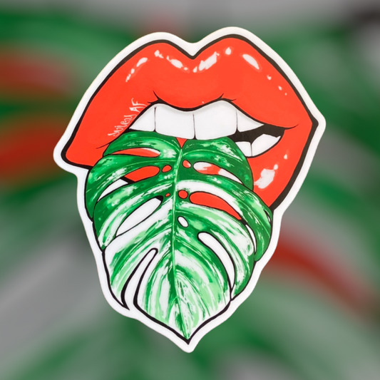 Juicy AF Monstera Albo Sticker